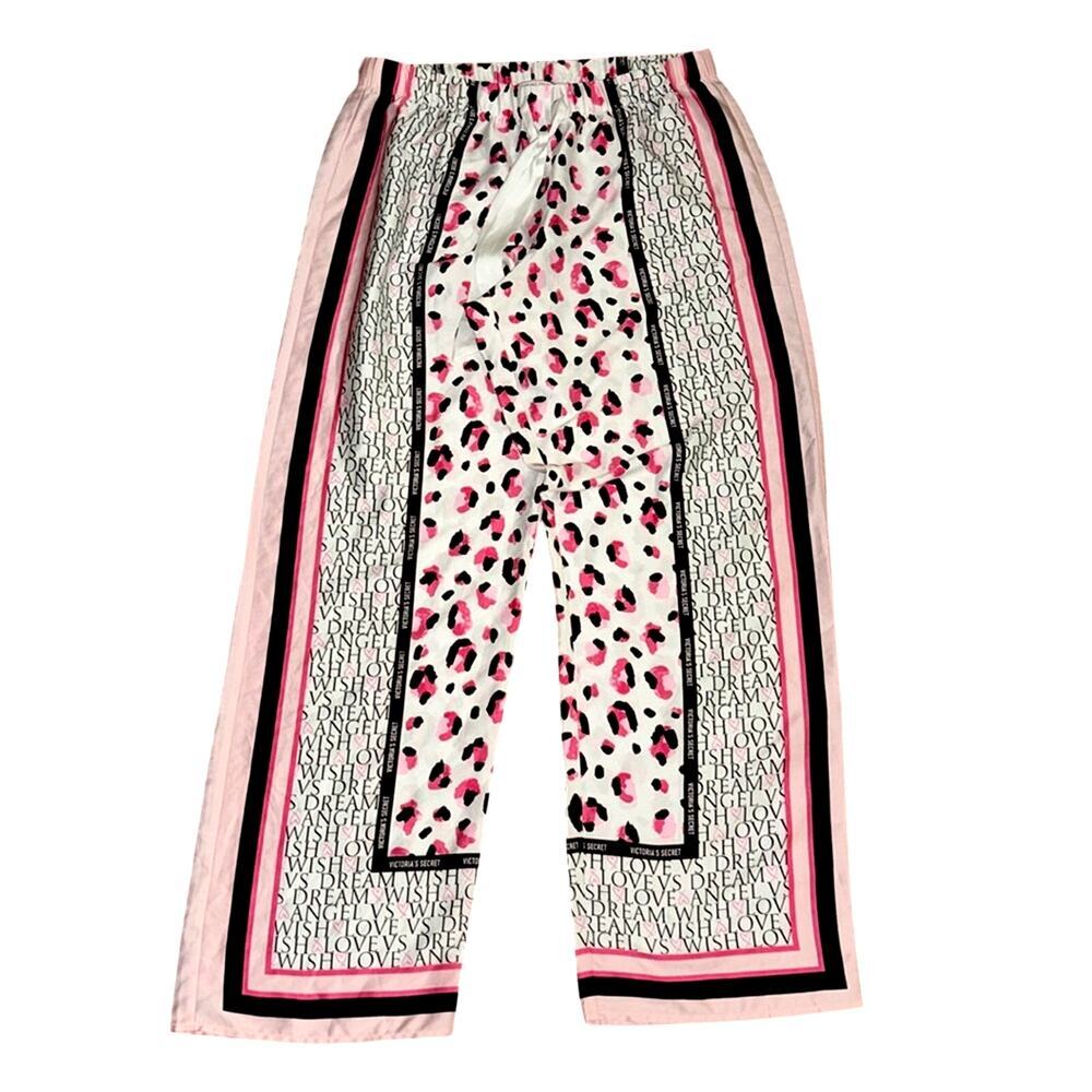Victoria’s Secret Leopard Satin Pajama Pants Size M